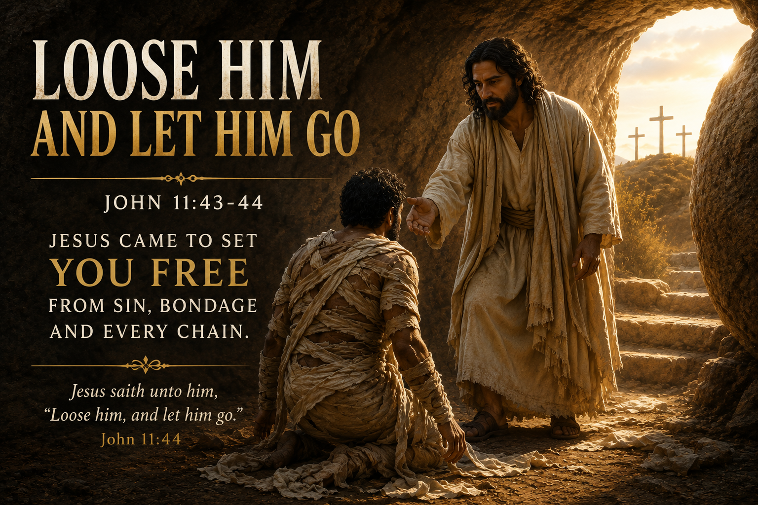 Loose him and let him go